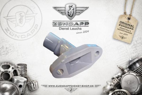 Zündapp Ansaugstutzen ZD 40, ZE 40, ZS 25, ZL 25, ZX 25, X 25 – BING 15 mm / Mikuni VM13 – 278-04.114 - geglättet !